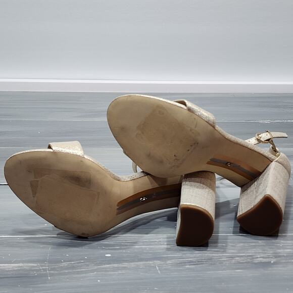 Sam Edelman‎ Yaro Dress Sandals Chunk Block Heels 8.5 - Picture 13 of 16